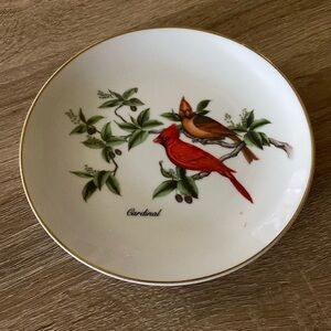 John James Audubon Porcelains Cardinal decorative plate